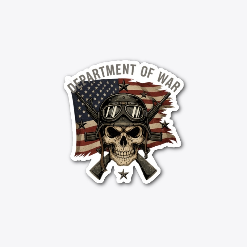 Department of War – Skull &amp; Flag