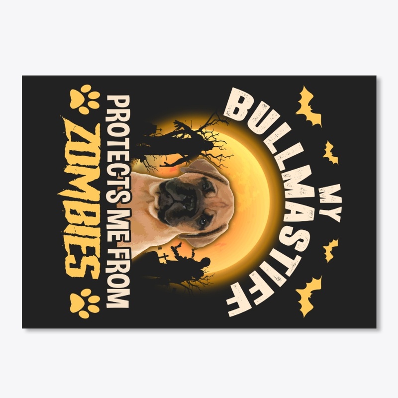 Halloween Bullmastiff Lover Gift