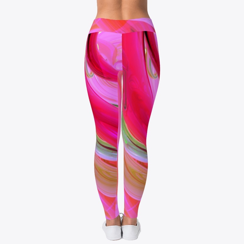 Fluorescent Tie-Dye with Green Accents