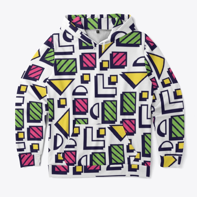 Geometric Bohemian Memphis Print 