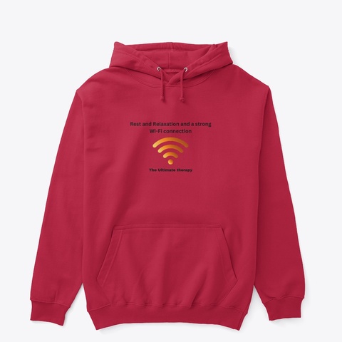 Wi Fi Life Red T-Shirt Front