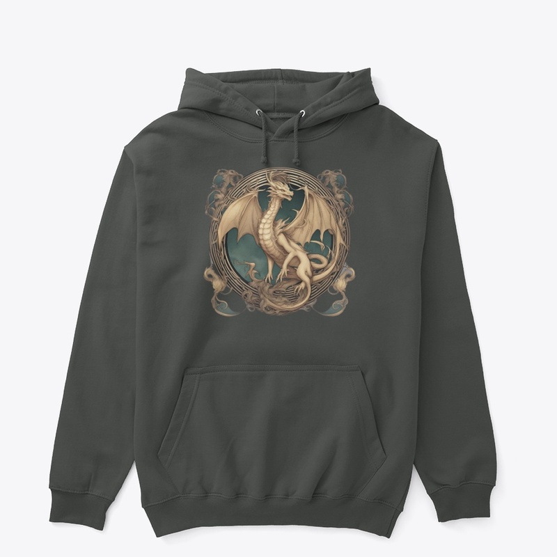 art nouveau dragon 
