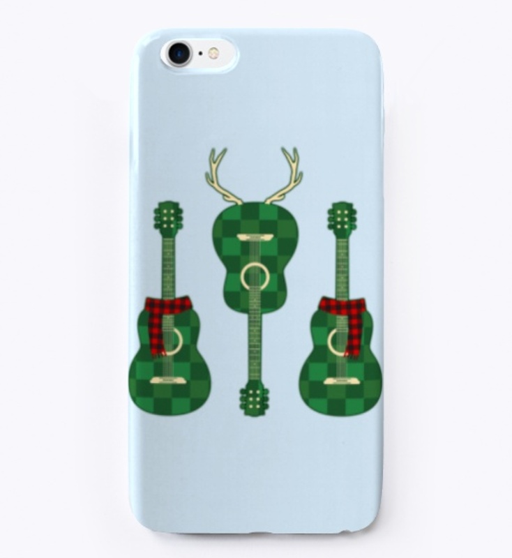 Guitar With Buffalo Plaid Style