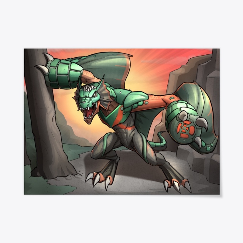The Explosive Canon-Claw Poster