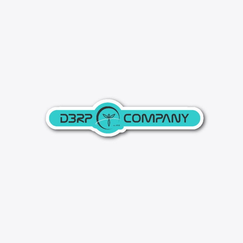 D3RP Logo Alt 2 Sticker - Teal