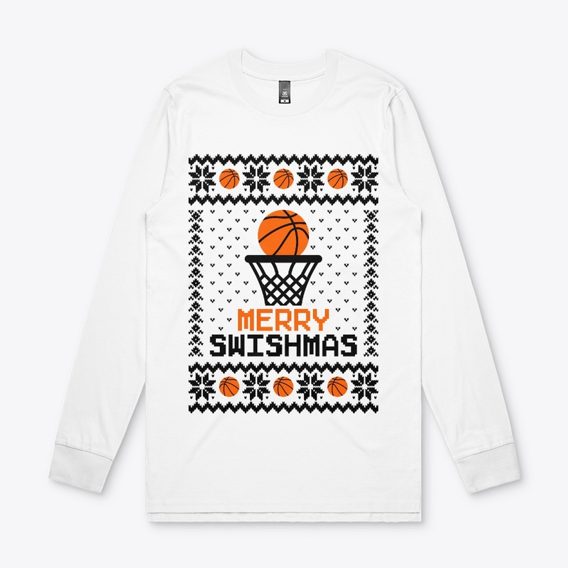 Merry Swishmas Basketball Ugly Sweater