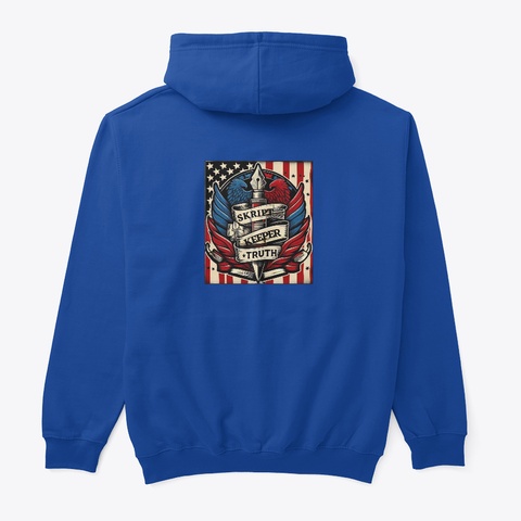 Skriptkeeper Truth Merch Royal T-Shirt Back