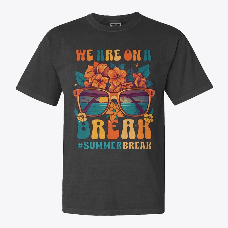 Summer Beach Vibes Sunglasses Tee Design