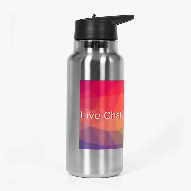 Live Chats With Packerdude Water Bottle