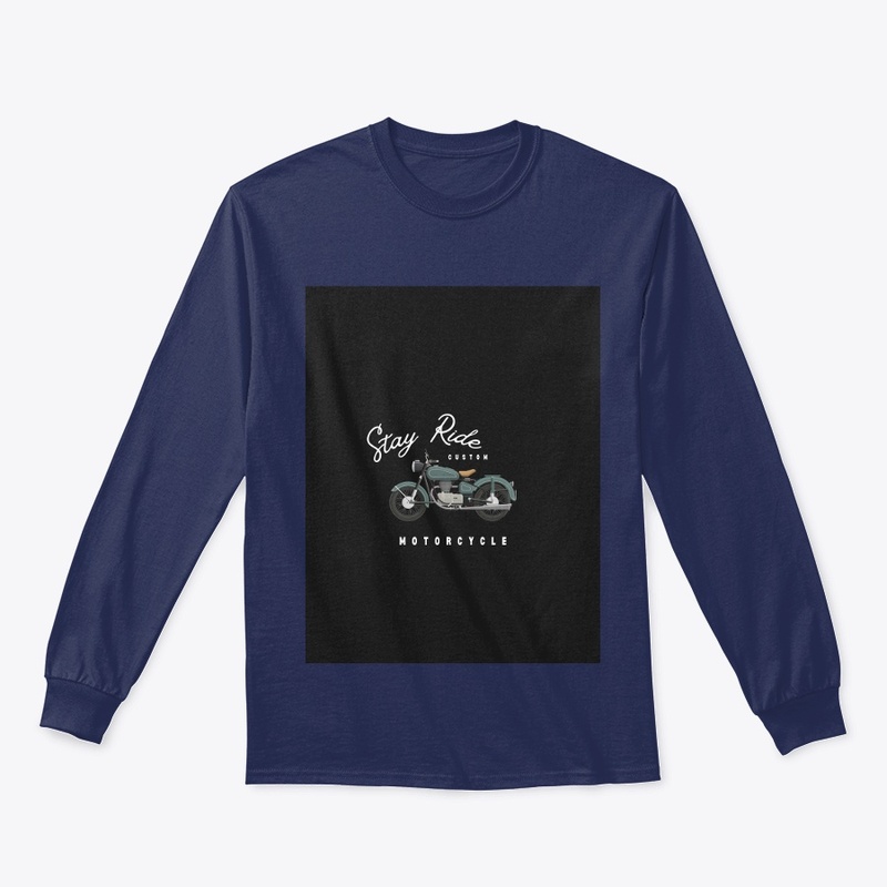 "Stay Ride Custom Motorcycle T-Shirt