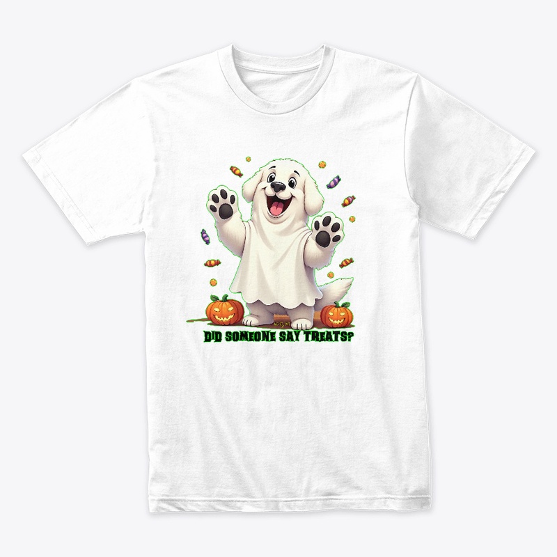Great Pyrenees Halloween Treat