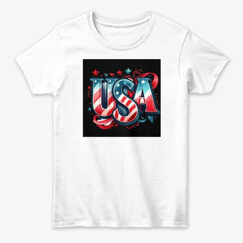 USA t shirt on top selling 