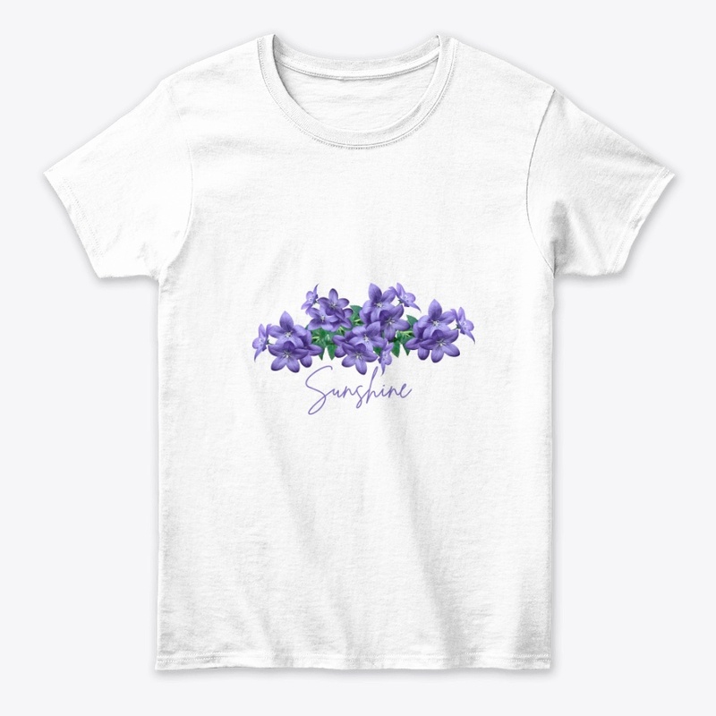 "Stylish Flower Logo T-Shirt 