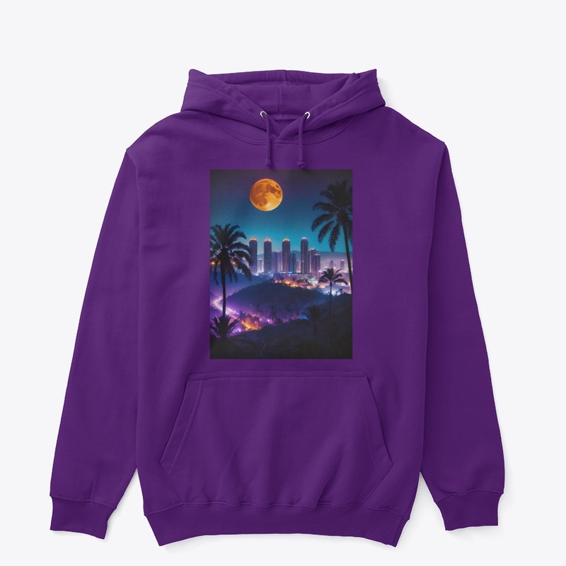 Vibrant city night 