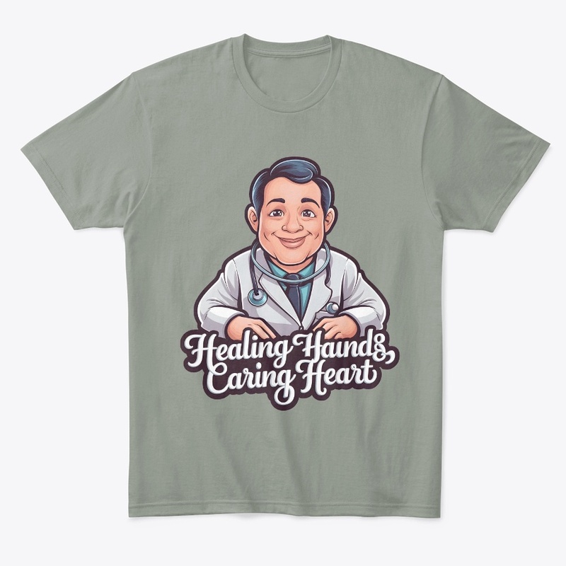 Healing Hands, Caring Heart Doctor Tee