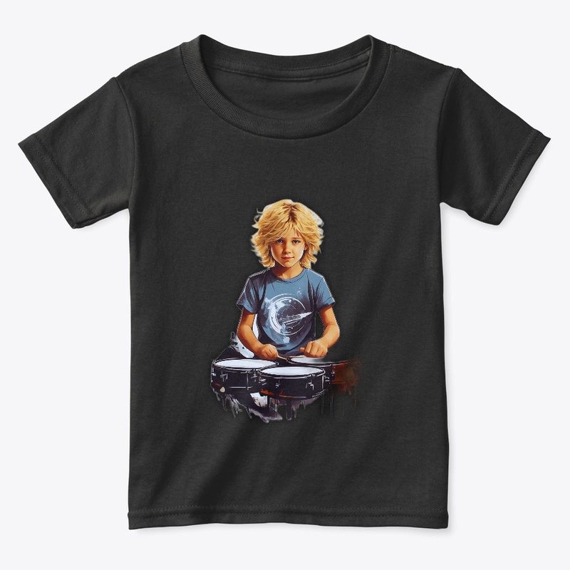 Younge Boy Playing Electric Drum 11