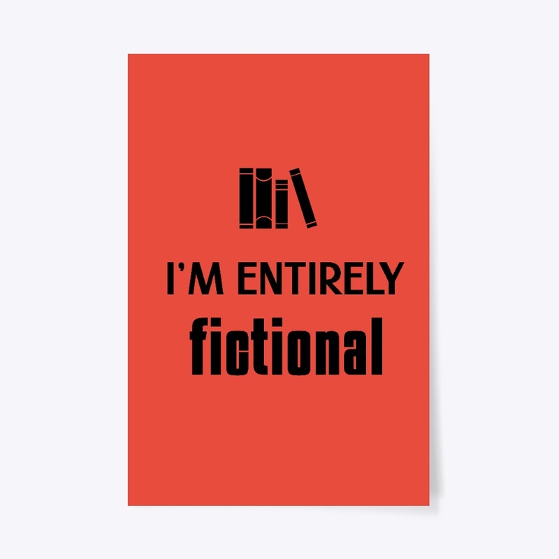 I'm Entirely Fictional - black