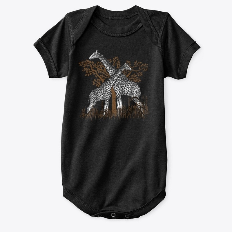 Safari Animal - Giraffes Drawing