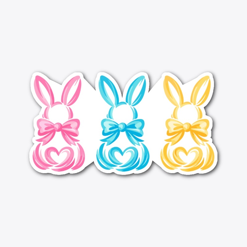Easter Bunny Ears Bow