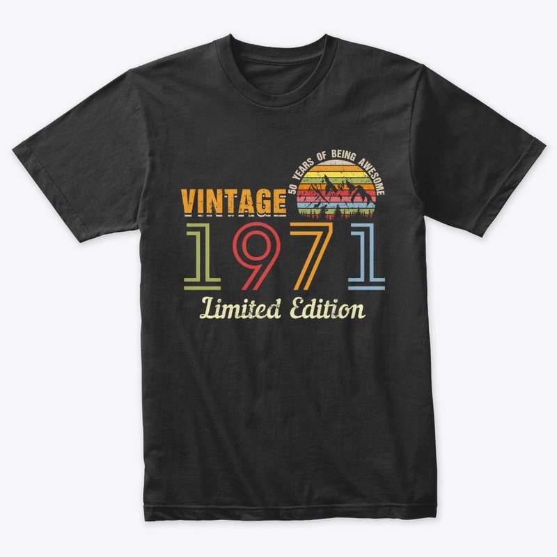 50 Year Old Vintage 1971 Limited Edition