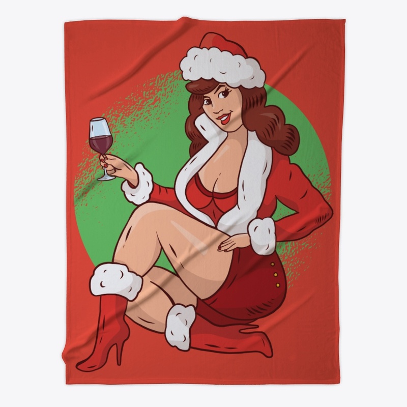 Christmas Pin Up Girl