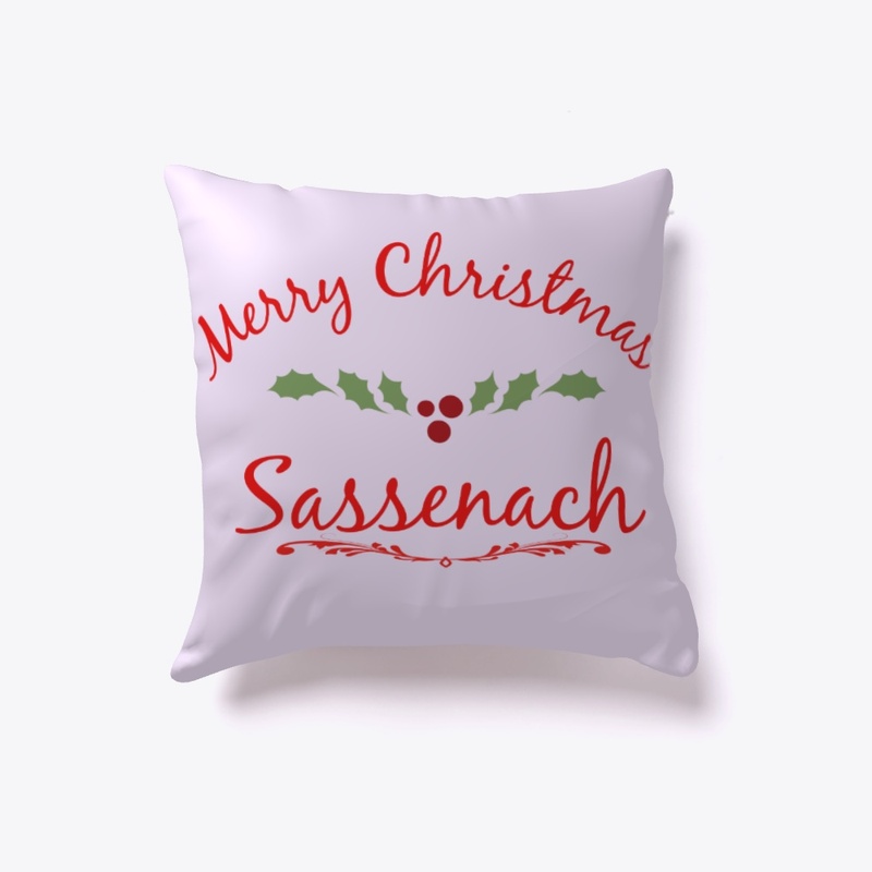 Merry Christmas Sassenach Pillow