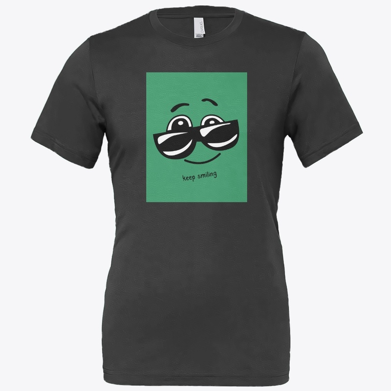 Women's Smiley Face Sunglasses T-Shirt 