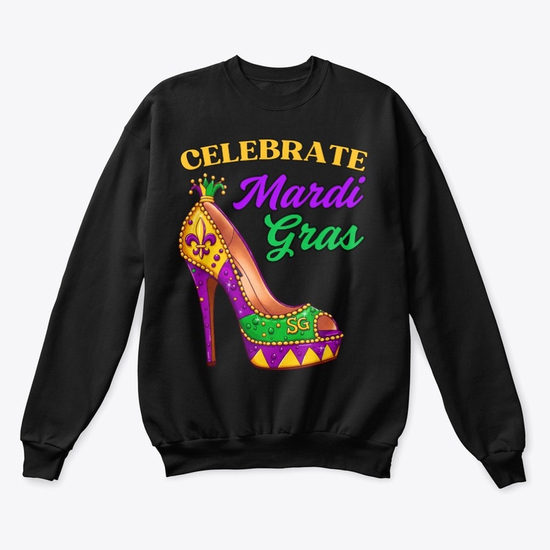 Mardi Gras Stiletto High Heel