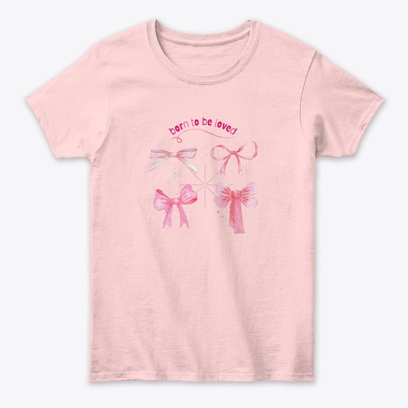 Cute Bow, Birthday Apparel, Casual Lay