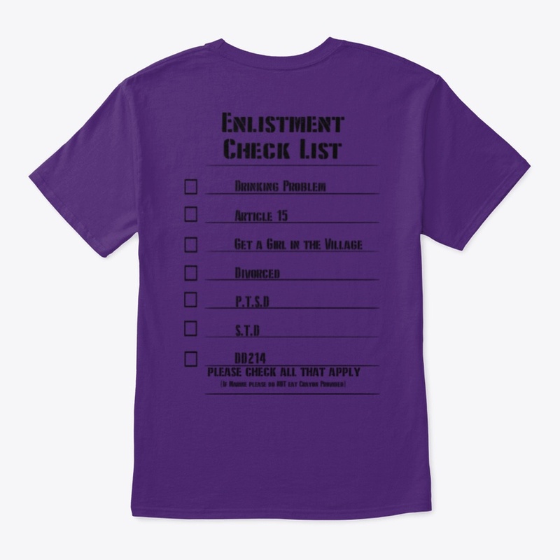 Enlistment Check List