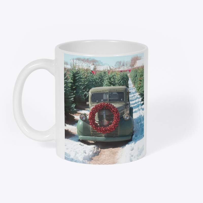 Truck At Christmas Tree Farm