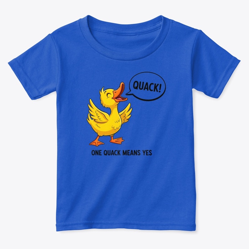 One quack means yes