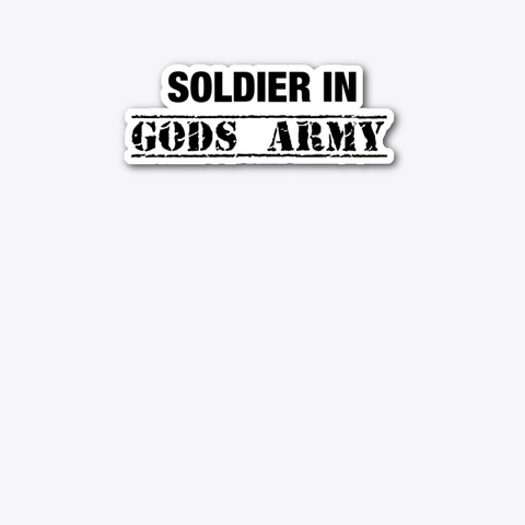 Gods's Army Standard áo T-Shirt Front