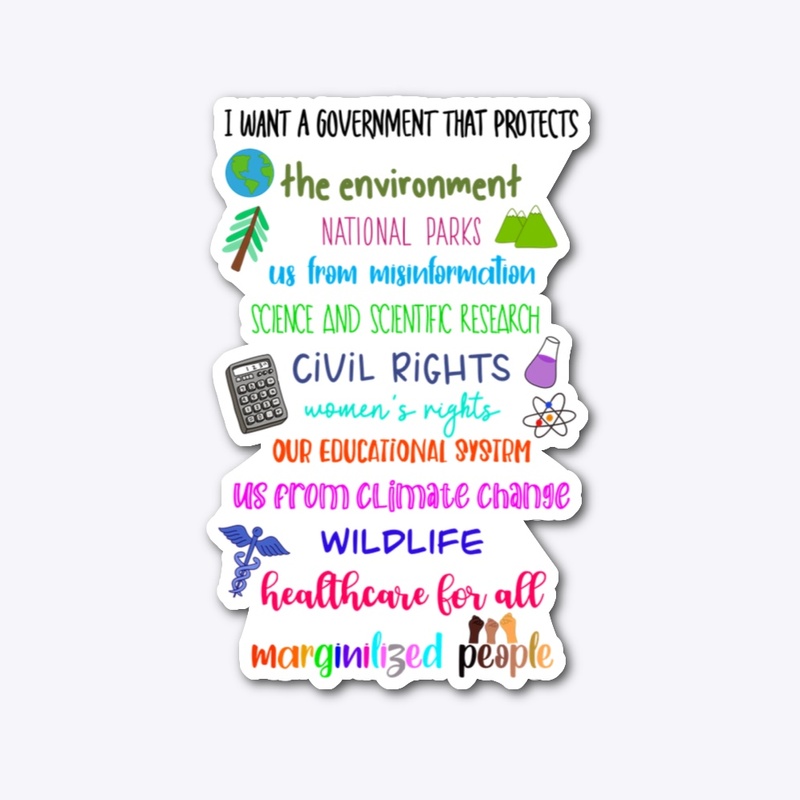 What I want from my government