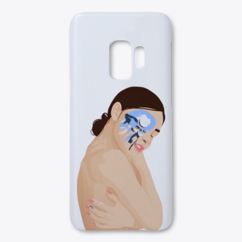 Face paint - blue