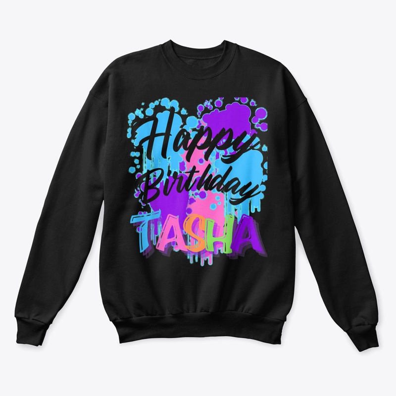 Happy Birthday Tasha Personalized Name G