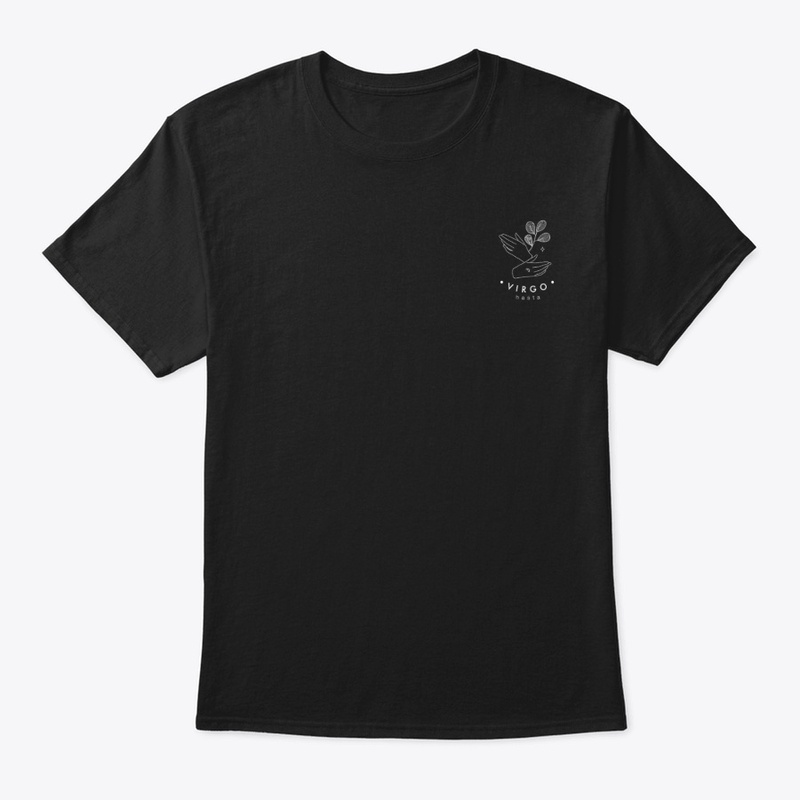 Virgo Black Unisex T-shirt 