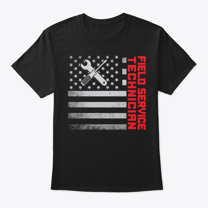 Field Service Technician US Flag Mask