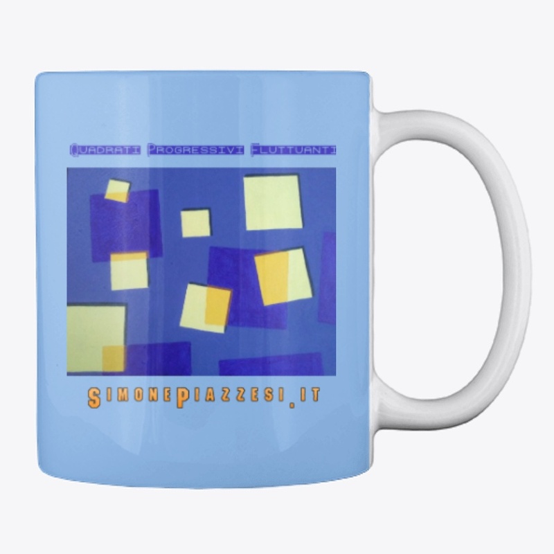 Quadrati progressivi fluttuanti tazza