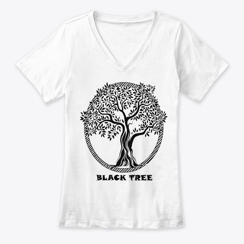 BLACK TREE WITH RECTANGLE