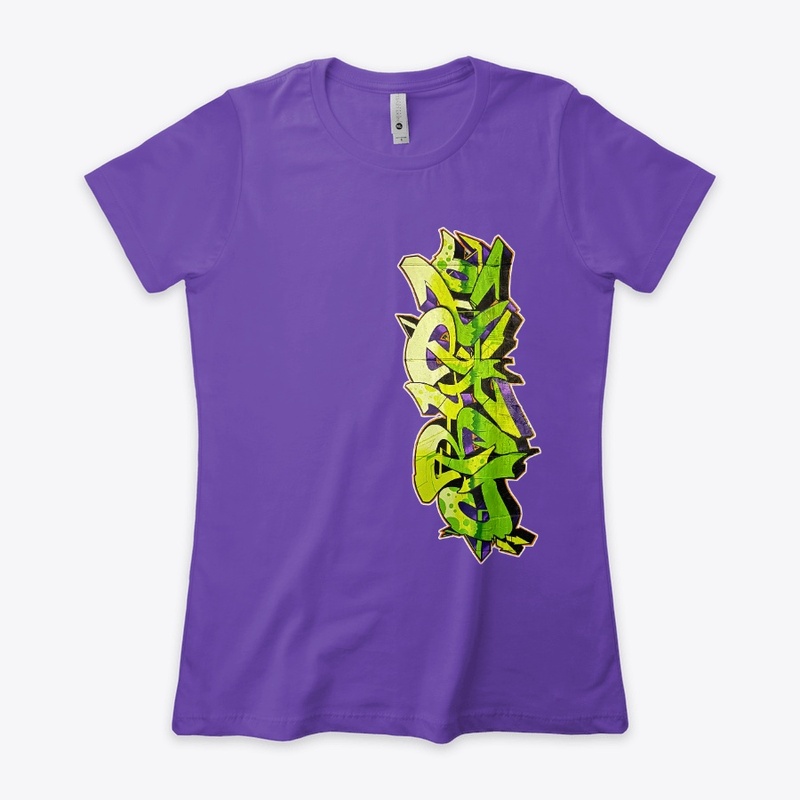 GREEN CRYPTO URBAN GRAFFITI DESIGN
