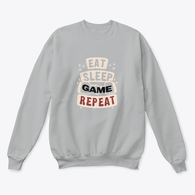 Eat Sleep Game Repeat T-shirt