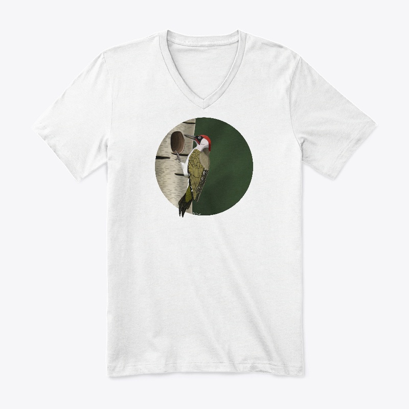 jz.birds Green Woodpecker Bird Design