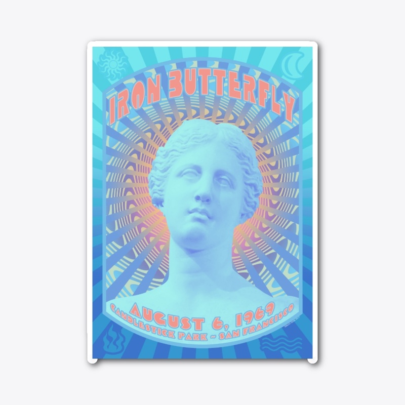 Psychedelic Poster Iron Butterfly 1969