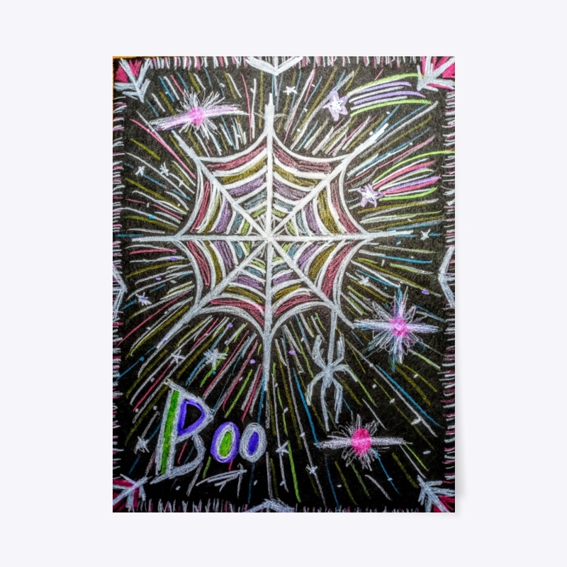 Boo spider web