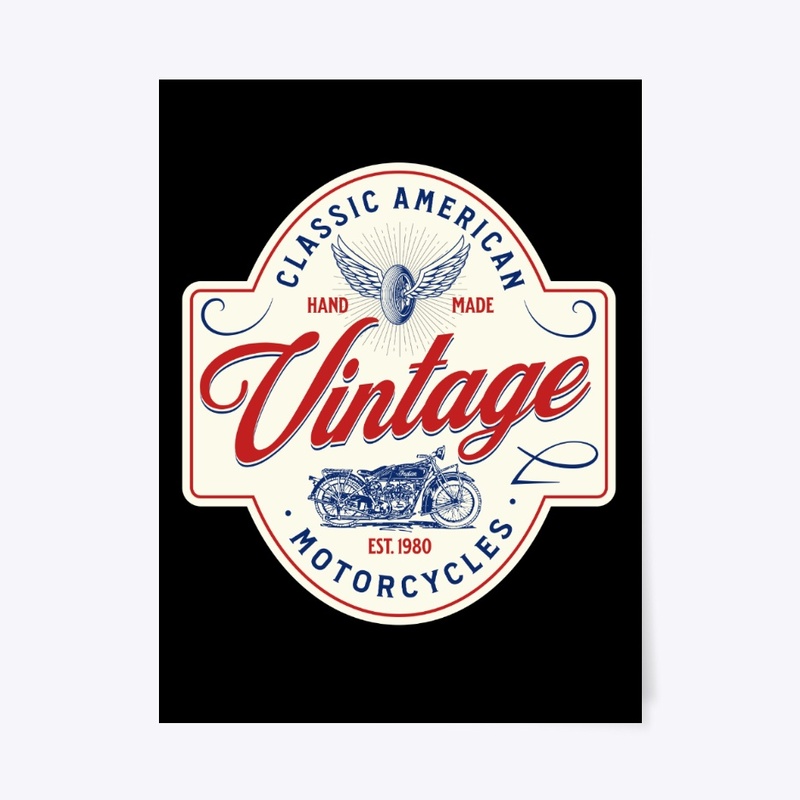 Vintage Classic American Motorcyle Merch