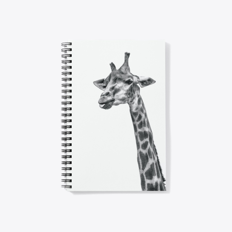 Cute giraffe notebook 