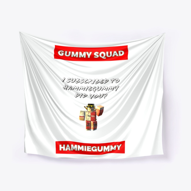 Gummy Squad / HammieGummy wall tapestry