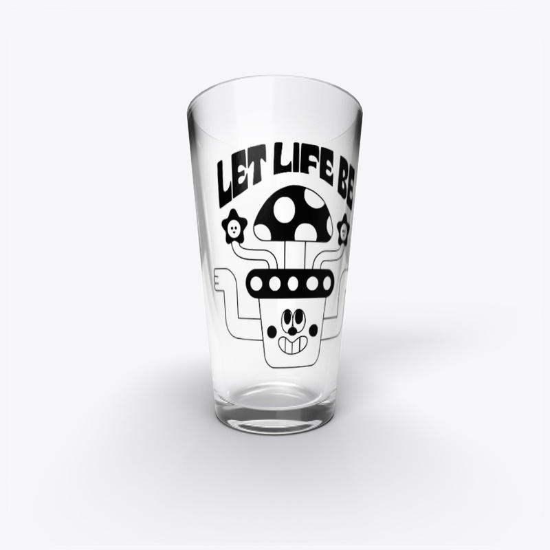 Graphic Printed T-shirt - "Let Life Be" 