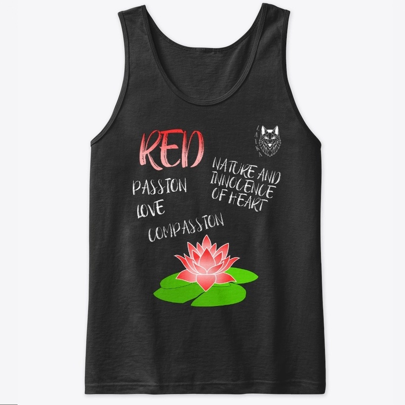 LOTUS FLOWER MEANING TEE - RED